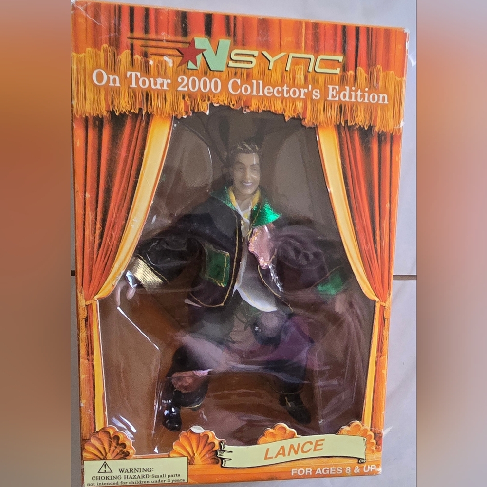 Lance Bass Marionette Doll, a must-have for any NSYNC fan 6.5”